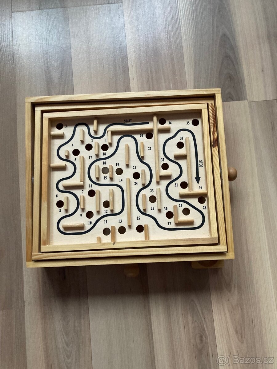 Dřevěná hra labyrint - 3