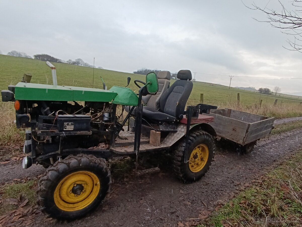 Malotraktor 4x4 motor 19D - 3