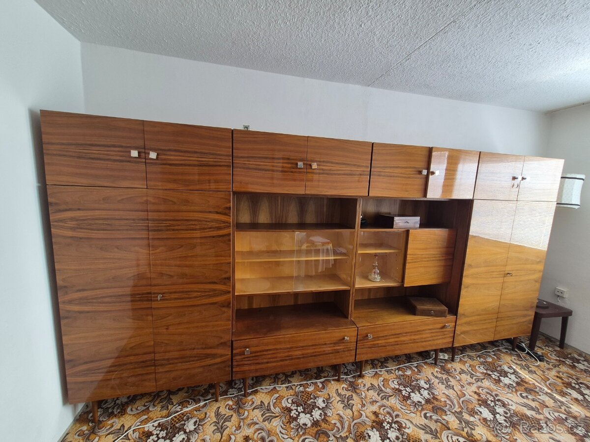 retro obývací stěna - 3