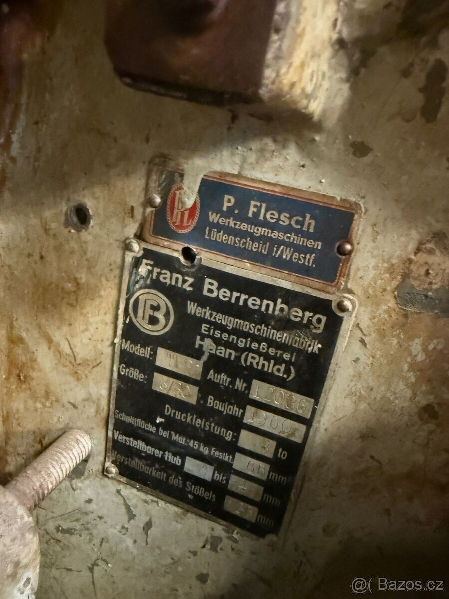 Výstředníkový lis 3 tuny - 3