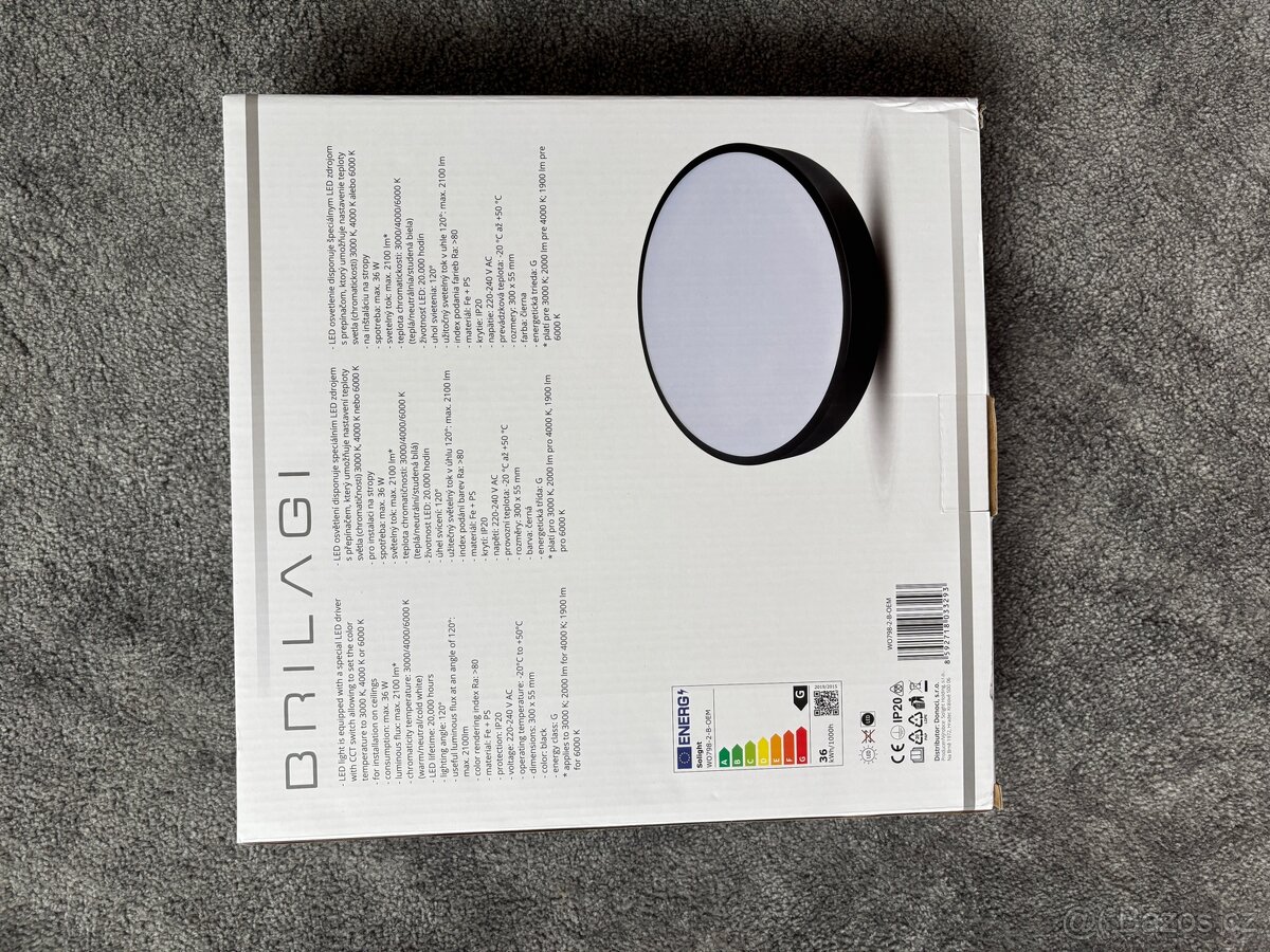 Led stropní světlo, 30 cm - 3