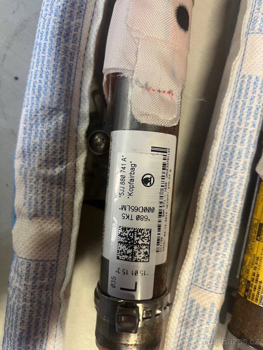 Hlavové airbagy škoda Rapid - 3