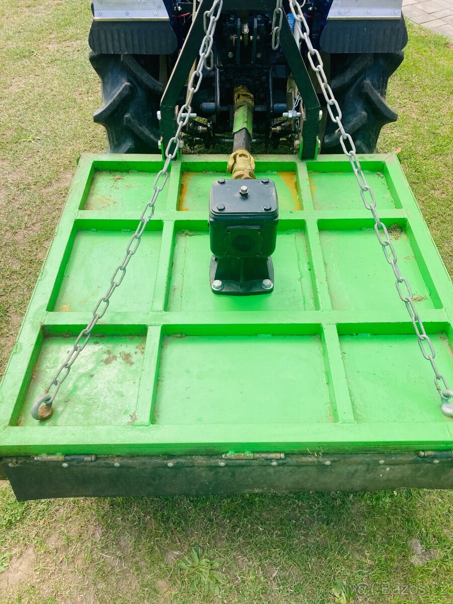 Mulčovač 1metr šíře za malotraktor, sekačka, kardan - 3