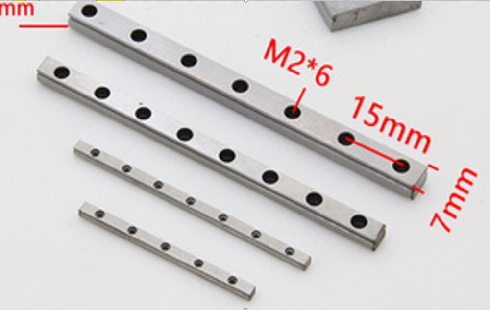 Lineární vedení 7-12mm - 3