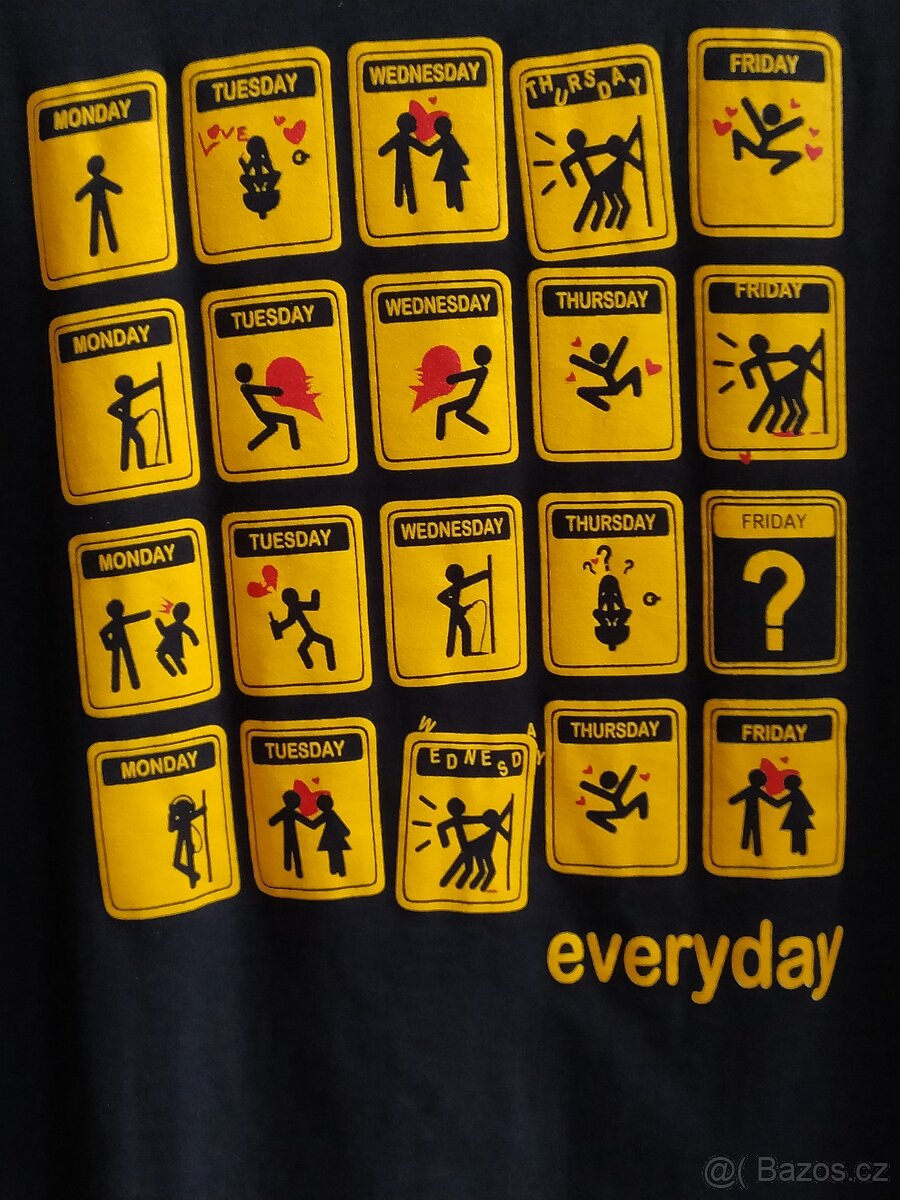 Triko pánské černé - 3