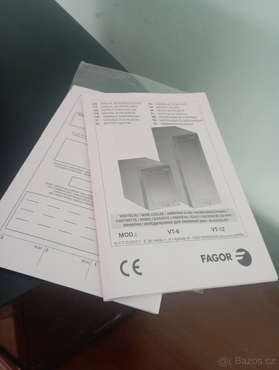 Vinotéka Fagor PC 8.000 Kč - 3