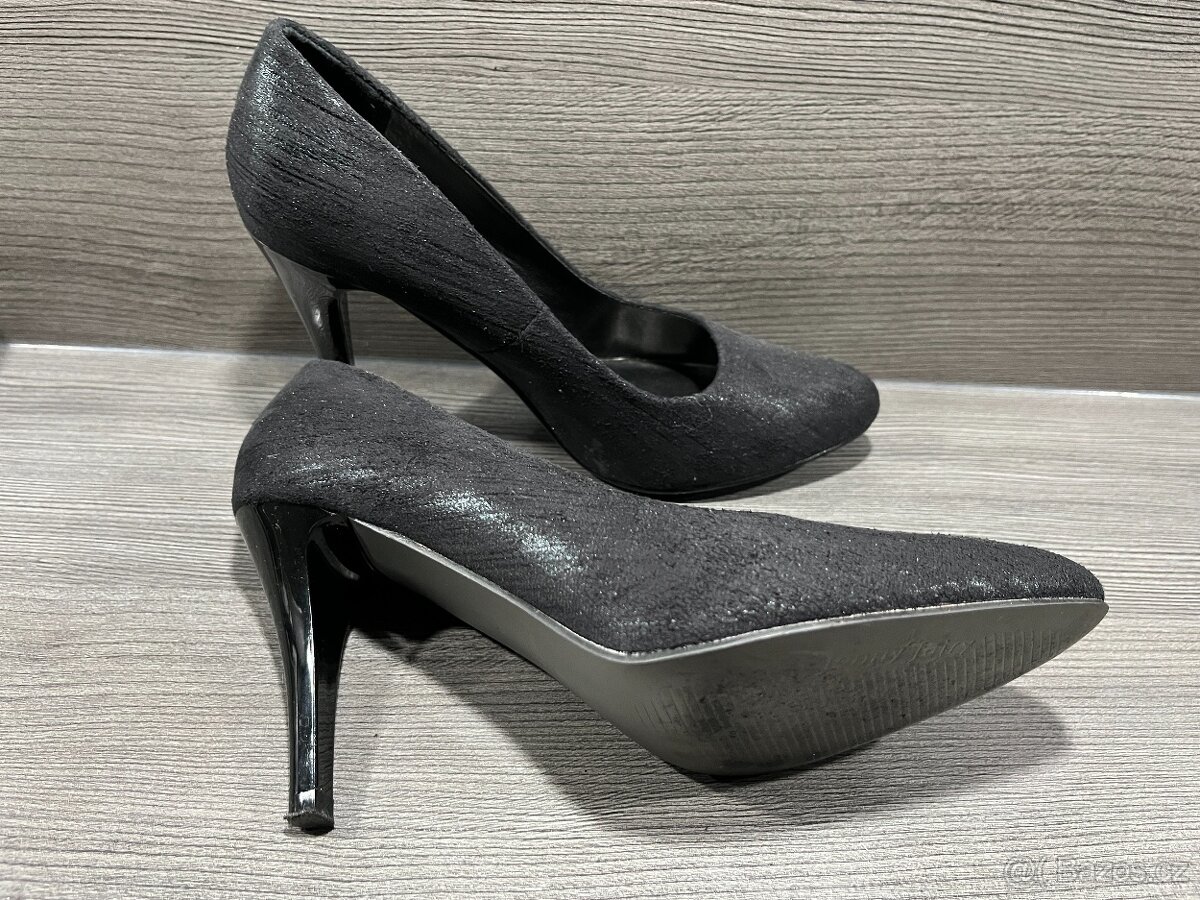 Černé společenské lodičky vel 38 - 3
