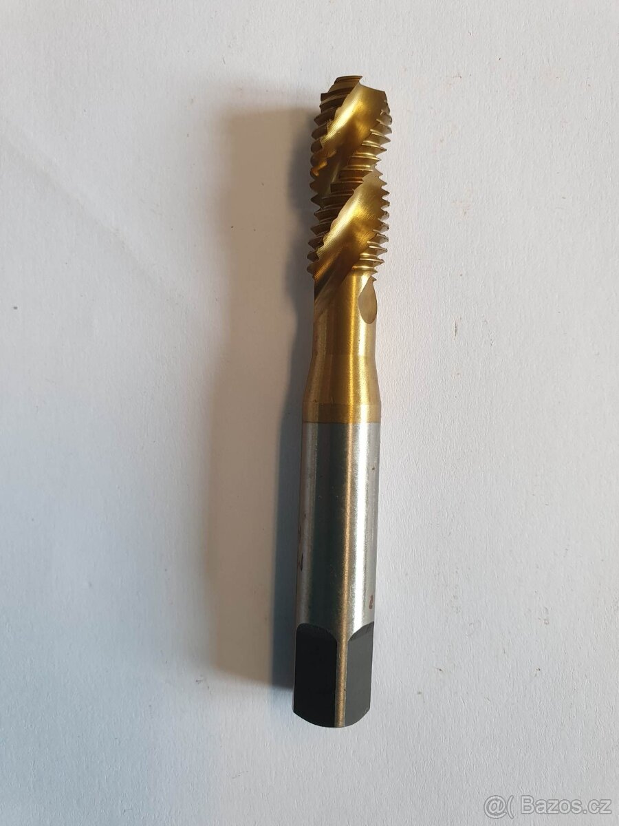 Závitník strojní M10 rychlořezný titan - 3