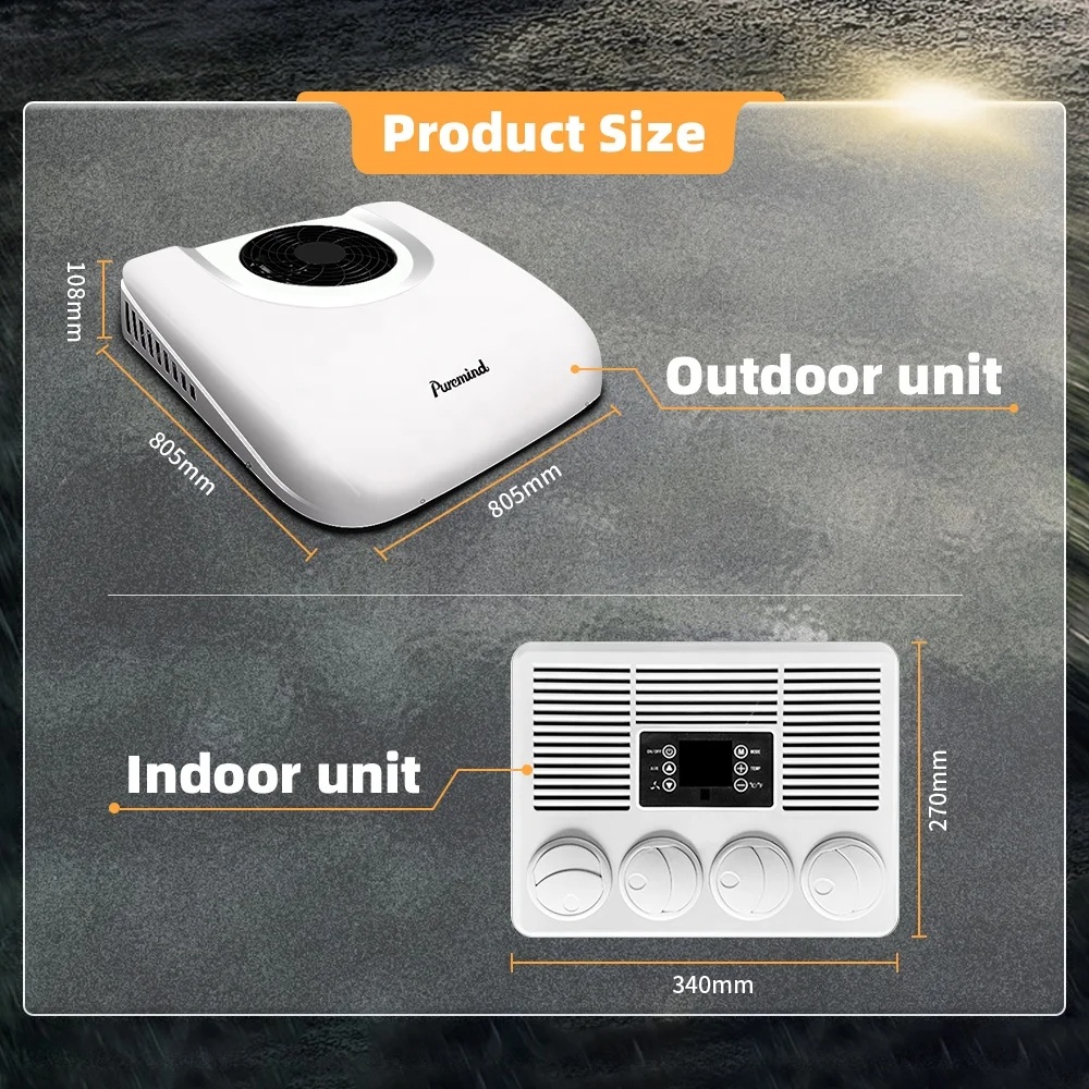 Stropní klimatizace 12 V / 24 V Puremind - 3