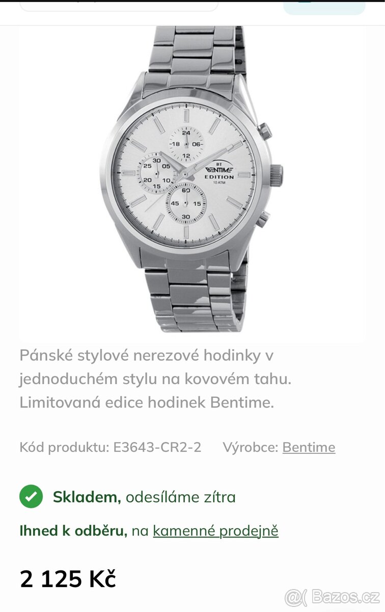 Pánské hodinky Bentime Edition - 3