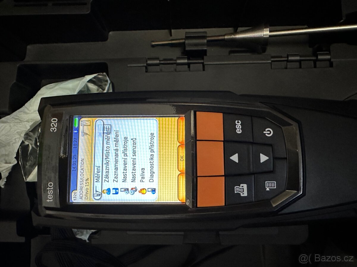 TESTO 320 ANALYZÁTOR SPALIN - 3