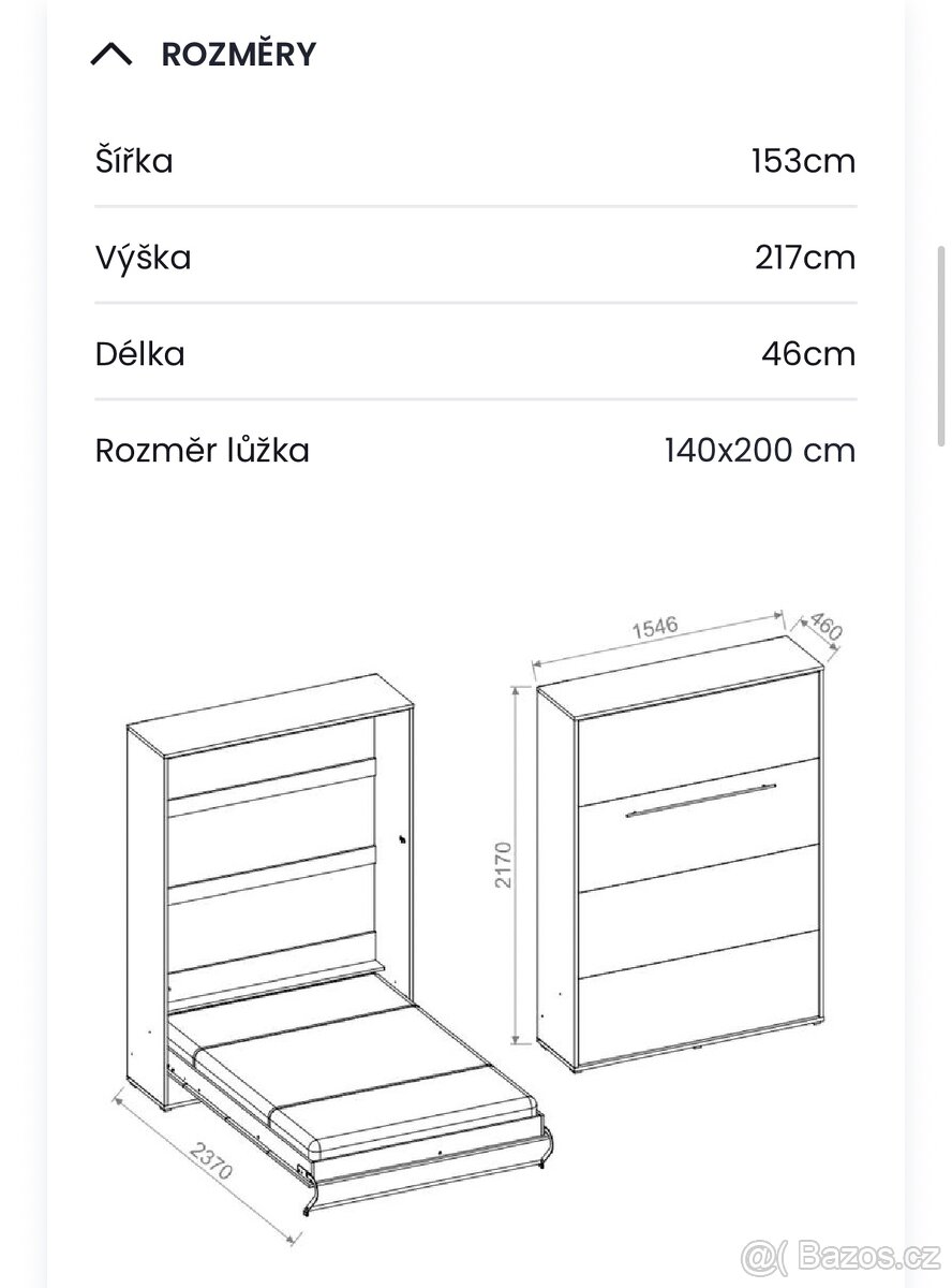 Skříňová postel - 3