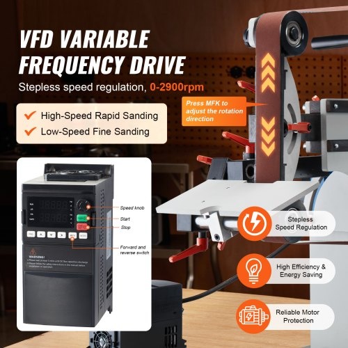 Pásová bruska Vevor - 3