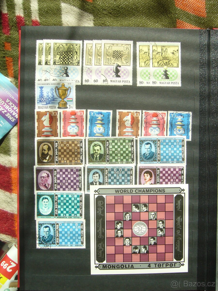 Tematická filatelie "šach" - 3