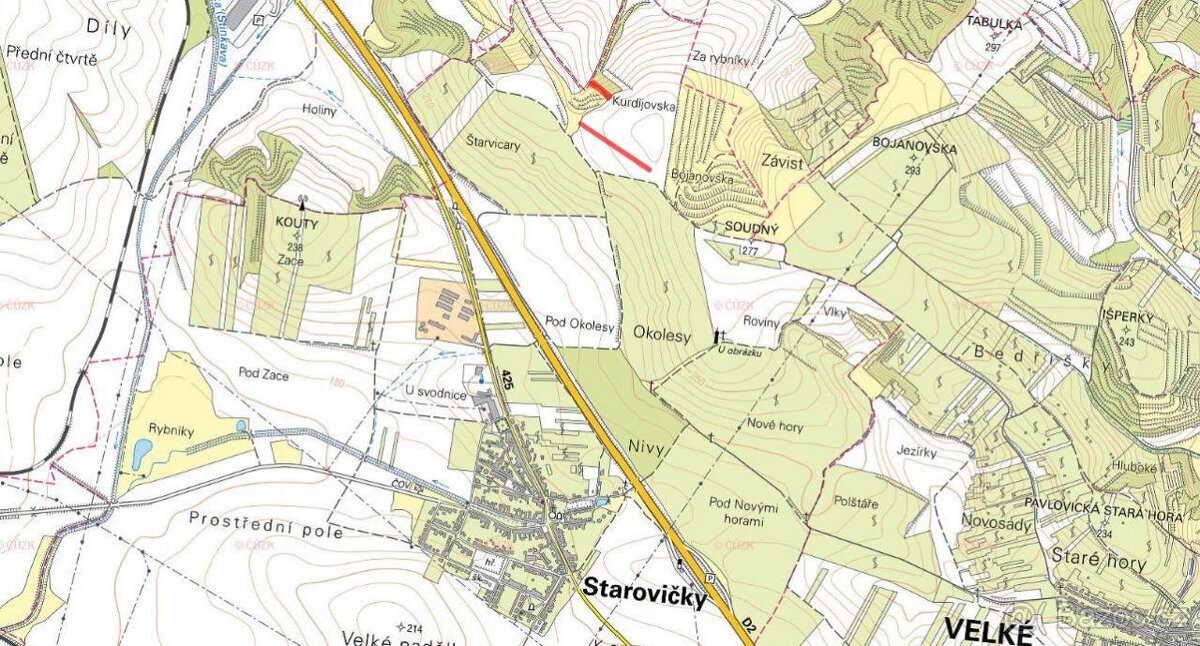 Zemědělská půda, prodej, Starovičky, Břeclav - 3