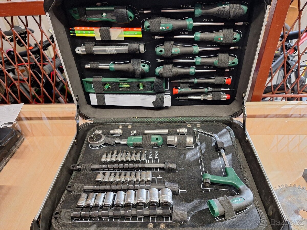 Parkside kufr s nářadím 129 ks (model HG11901) - 3