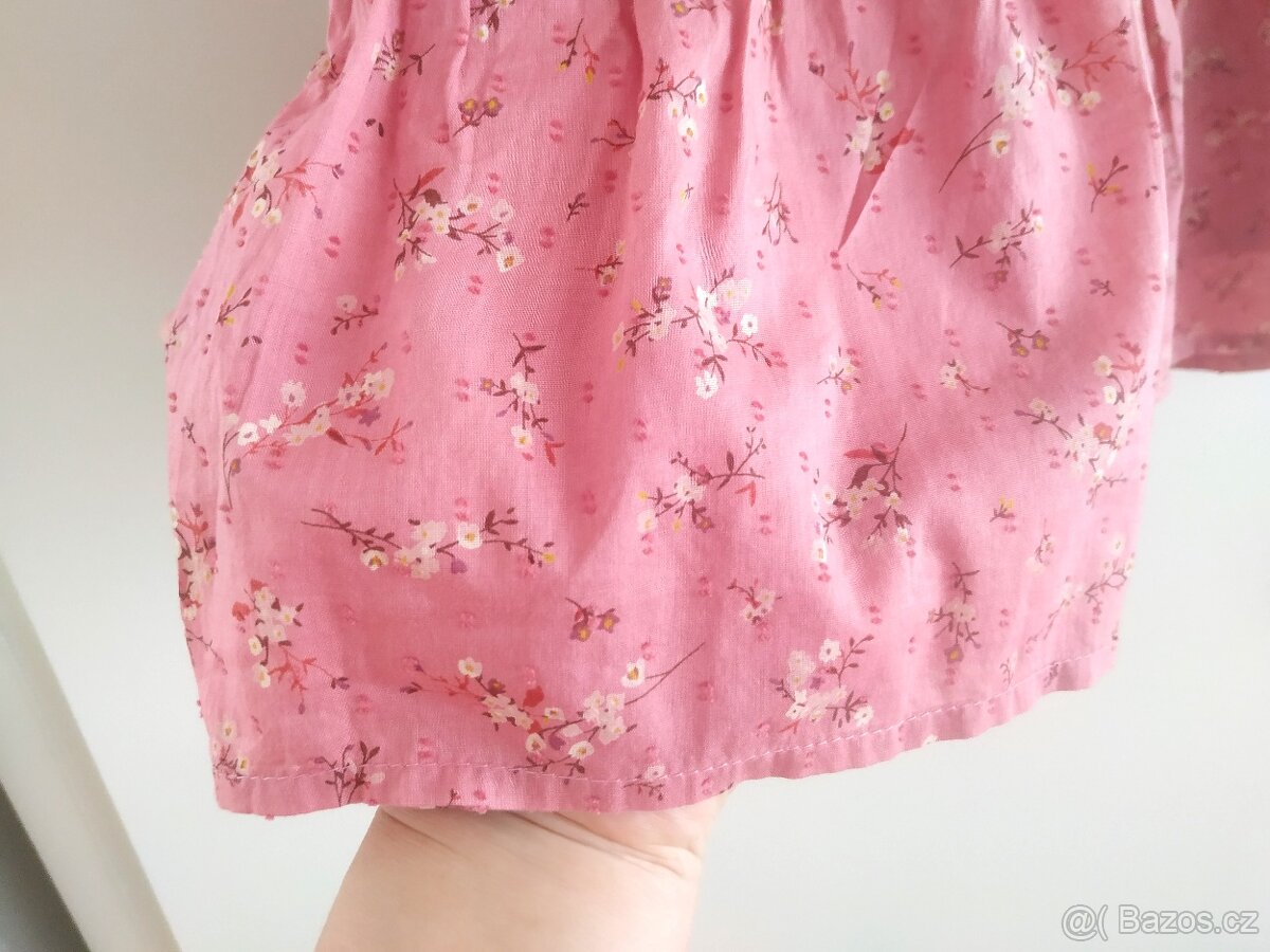 Nepoužité nové šaty Lindex 122 i 128 a 116 kytičky - 3