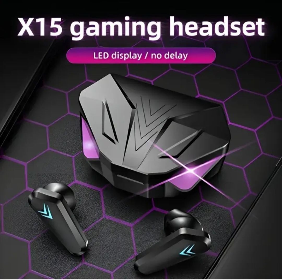 Bezdrátová pecková hudební/herní sluchátka X15 - 3