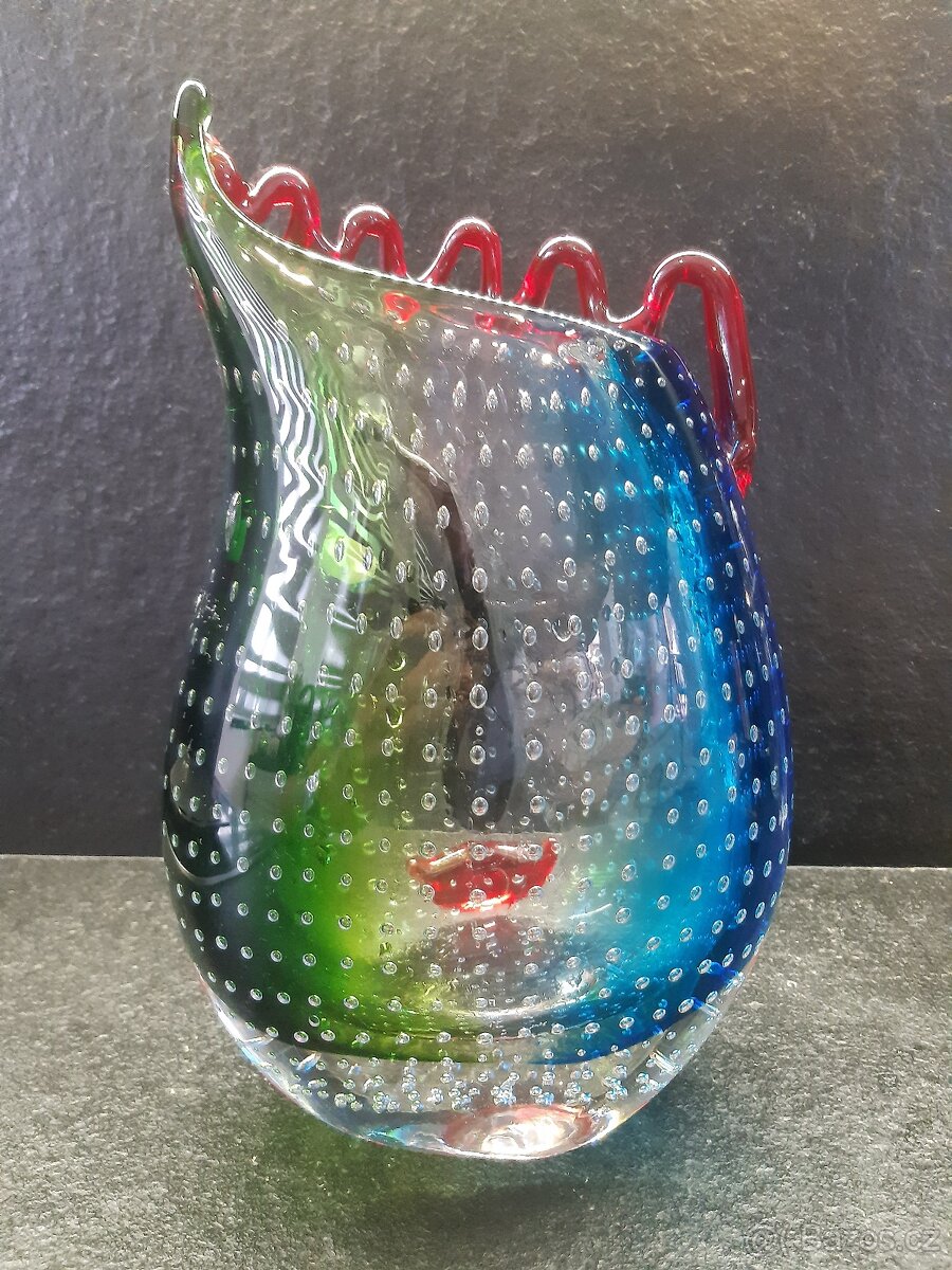 Váza Murano styl Picasso - 3