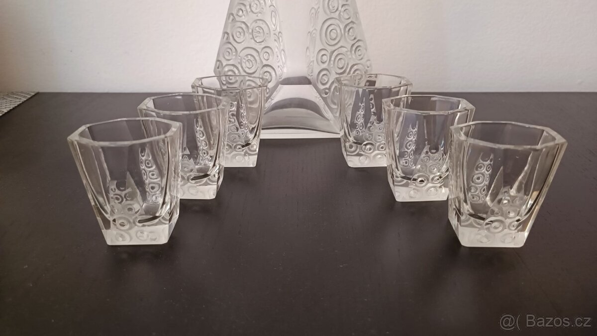 Art deco Likérový set - 3