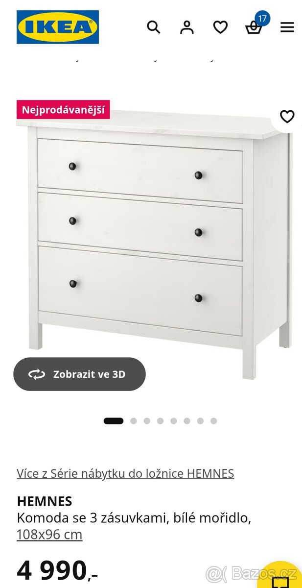 IKEA komoda Hemnes - 3