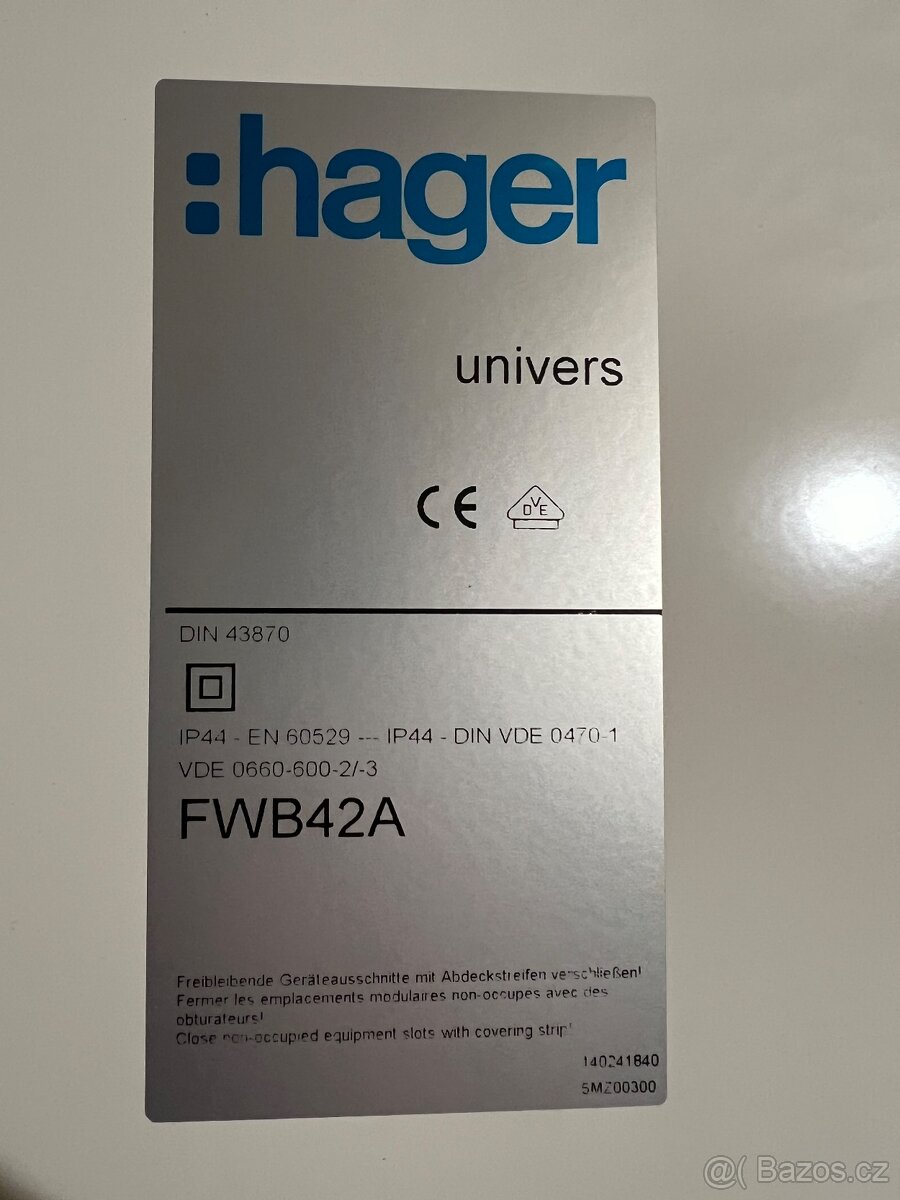 Elektrický rozvaděč Hager 96 modulů - 3