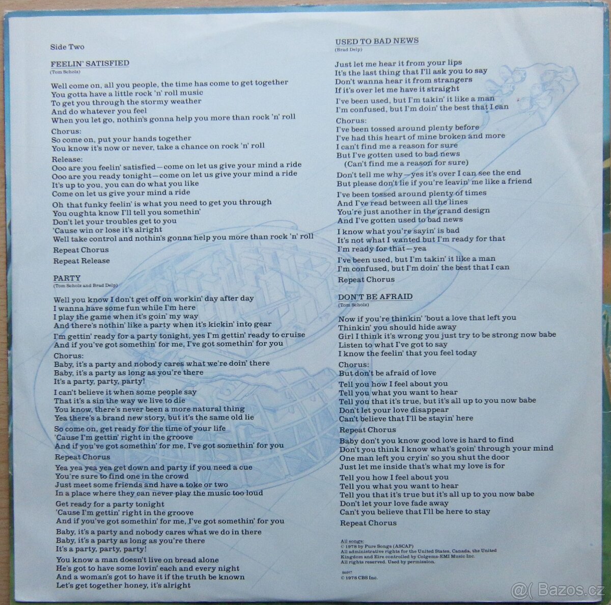 LP deska - Boston - Don´t Look Back - 3