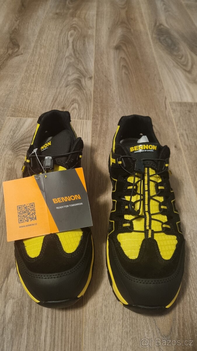 Pracovní sandály Bennon BOMBIS S1 ESD NM žluté - 3