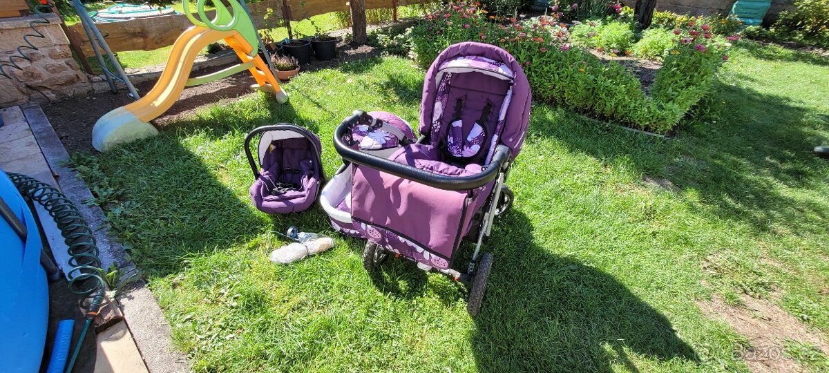 Krásný multifunkční kočárek LARGO -pěkný zachovalý - 3