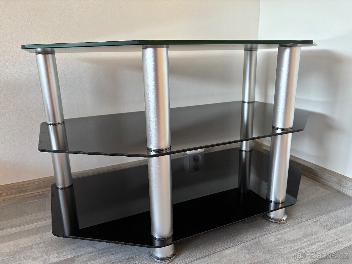 Skleněný televizní stolek - 3