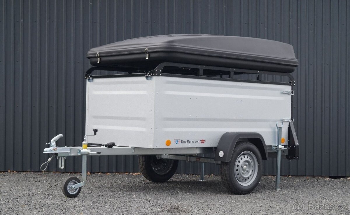 Böckmann® Multifunkční Camping Přívěsný Vozík + Stan - 3