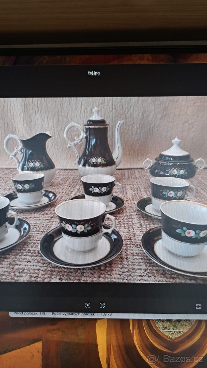 Starožitný čajový servis - 3