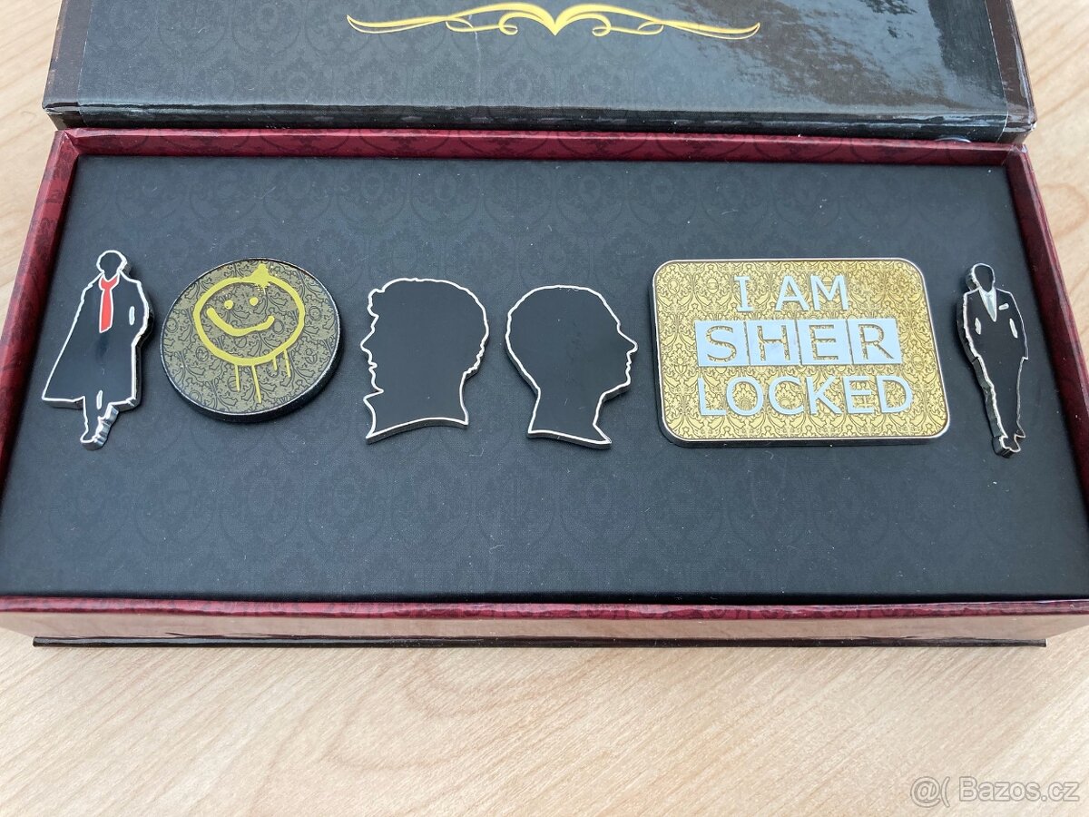 Sherlock Holmes 221B sada nová brože Cumberbatch - 3