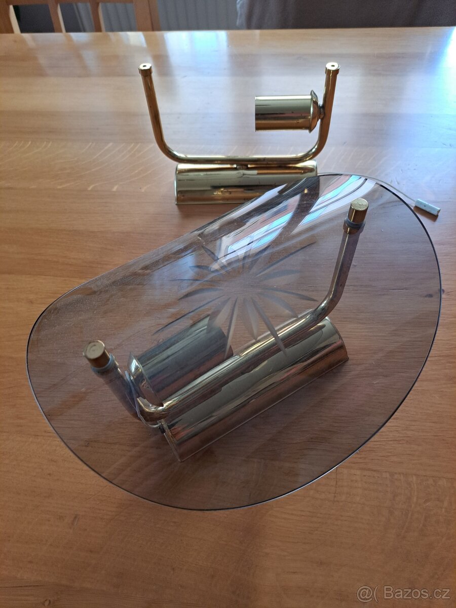 retro lampa lampy mosaz - 3