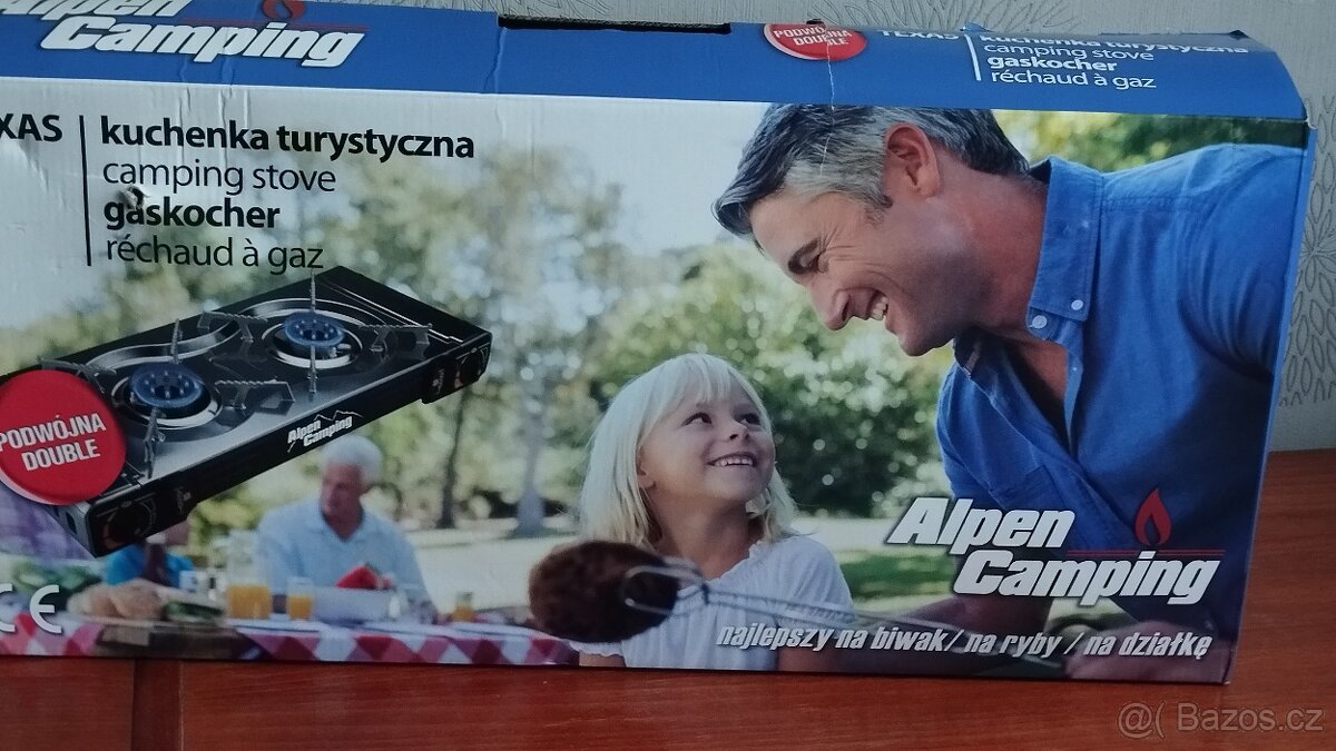 Dvouplotýnkový plynový vařič Alpen Camping - 3