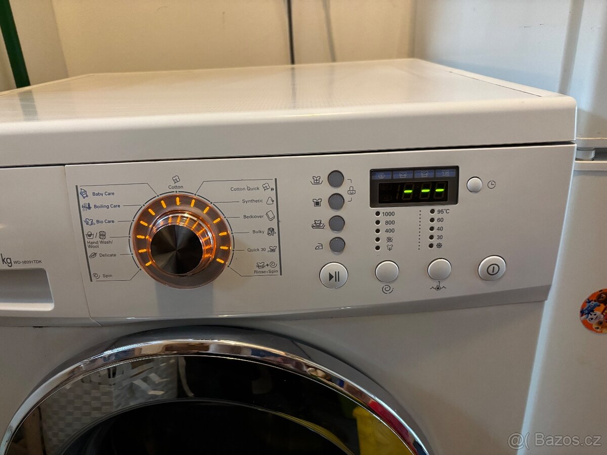 Pračka LG 7 kg A+ skvělý stav - 3