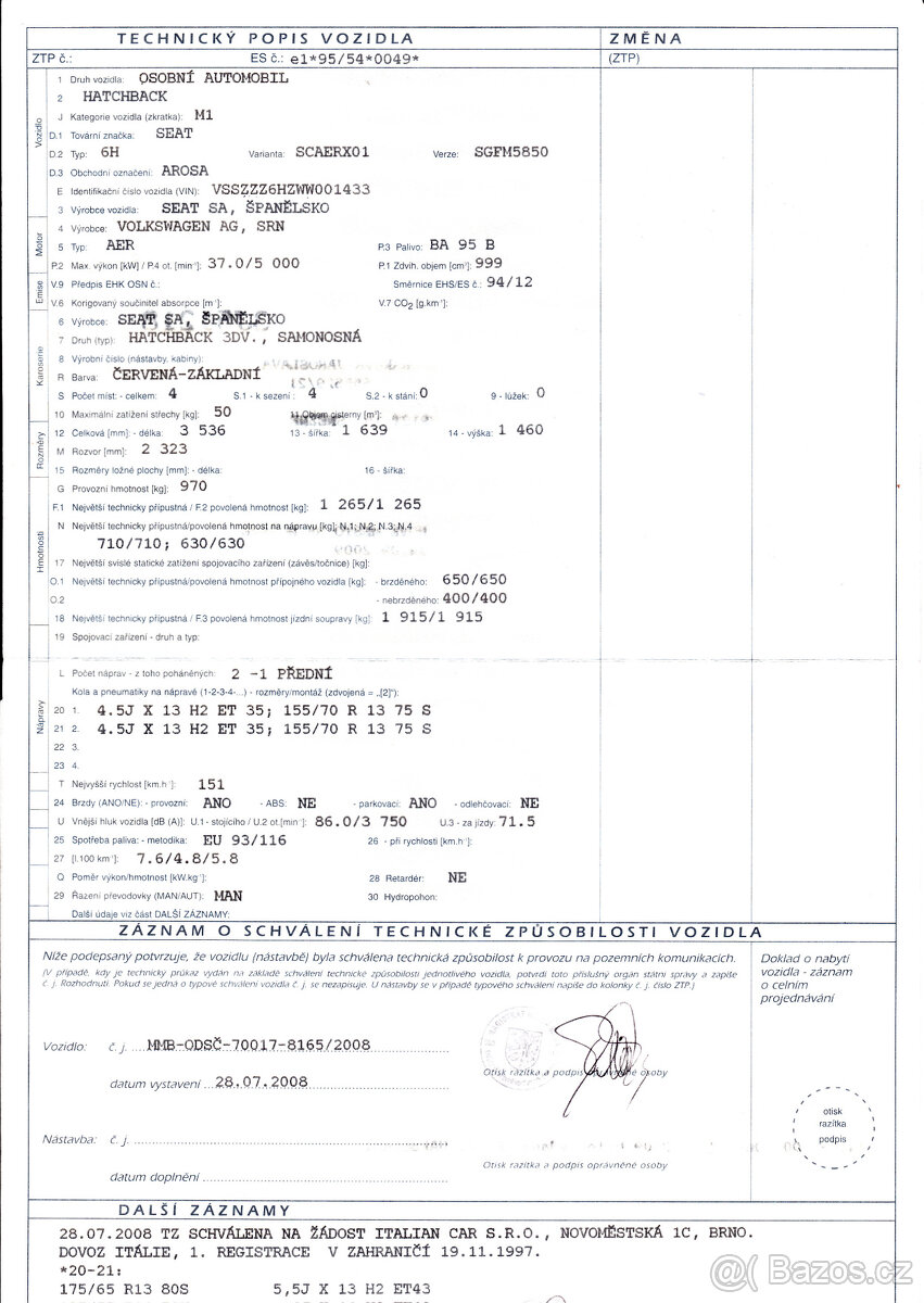Prodám Seat Arosa 1i - 3