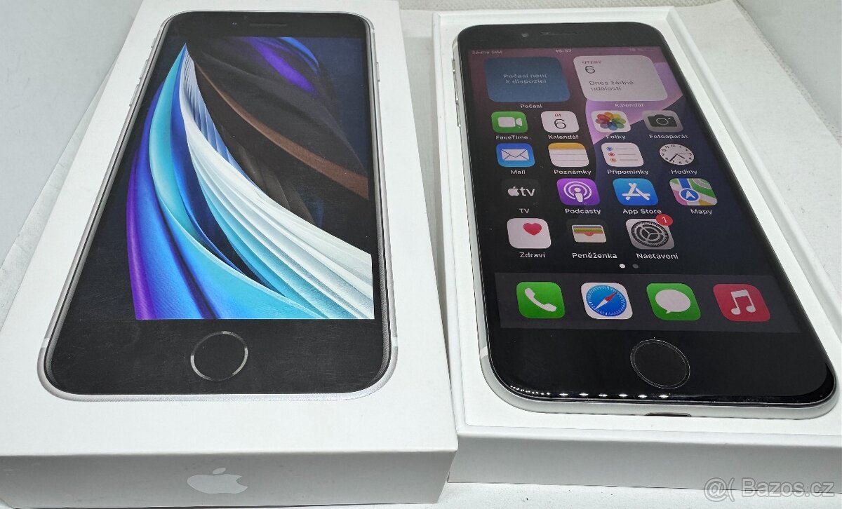 iPhone SE2020 64GB White, komplet - 3