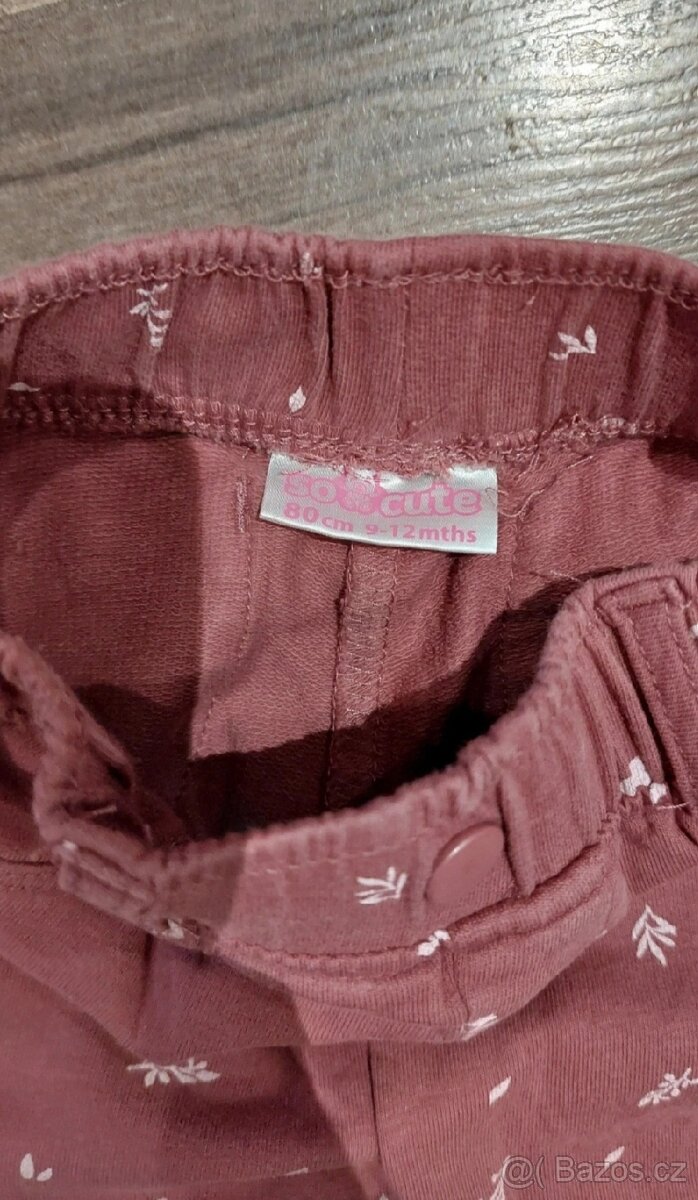 Teplákové kalhoty vel. 80 - 3