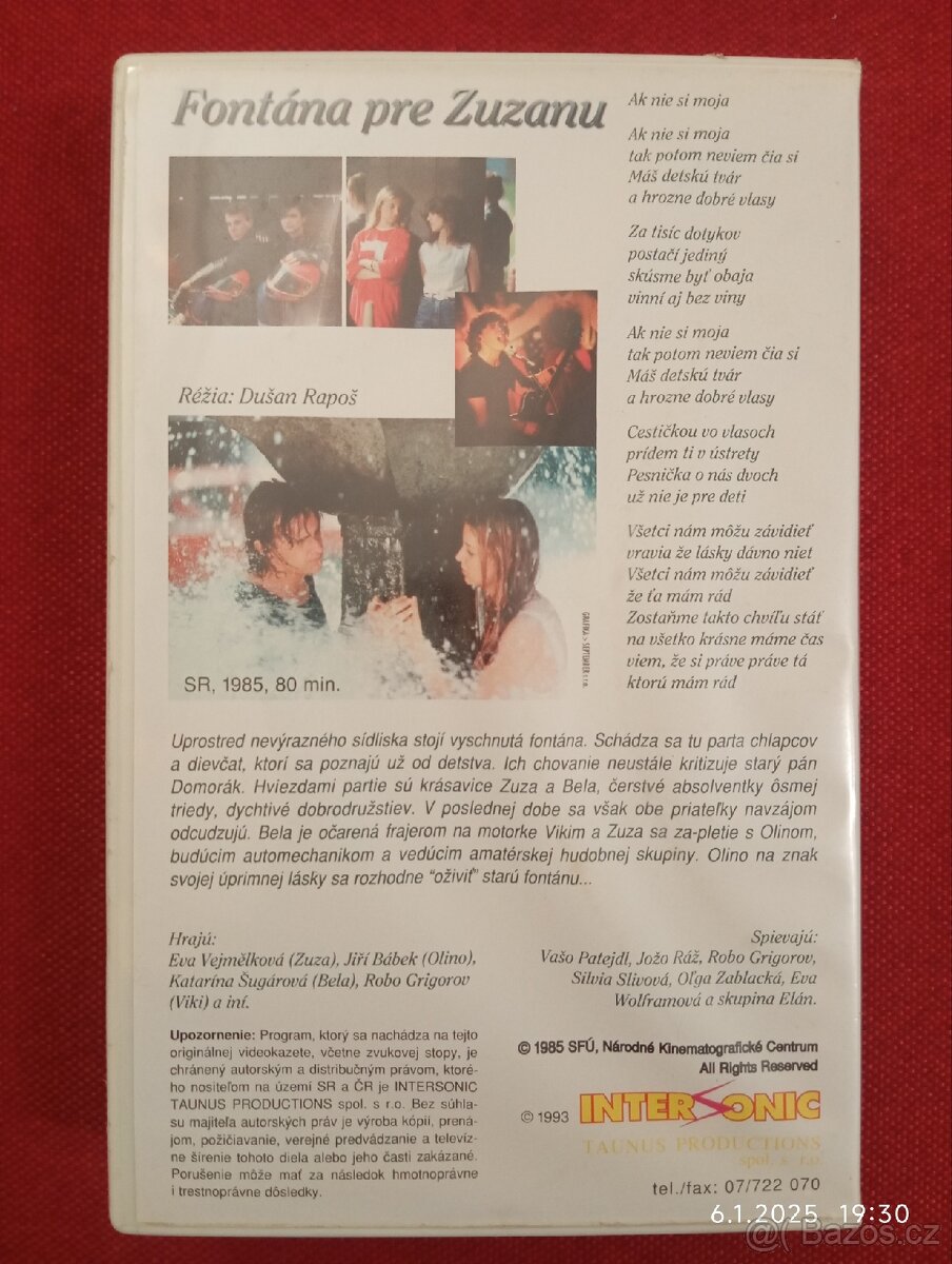 VHS Fontána pre Zuzanu - 3