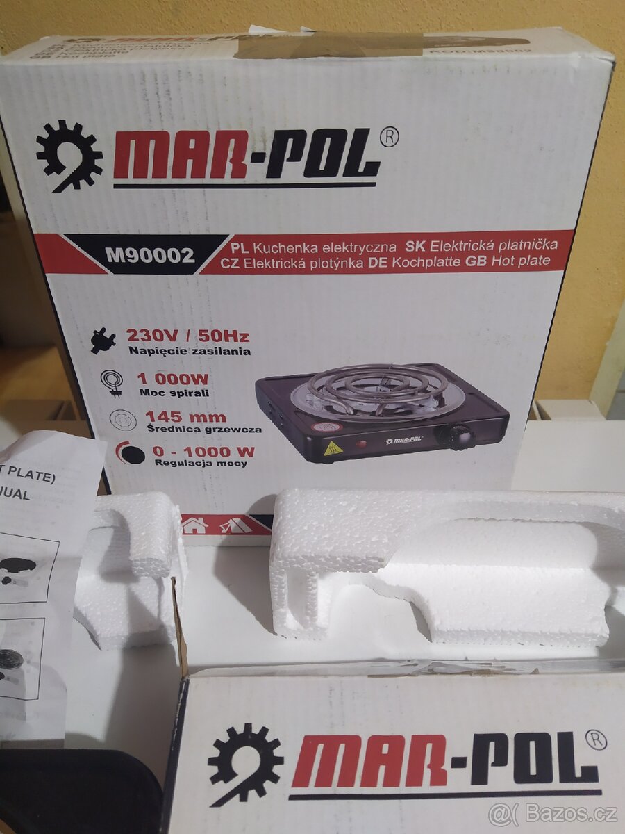 Vařič jednoplotýnkový. Nový. - 3