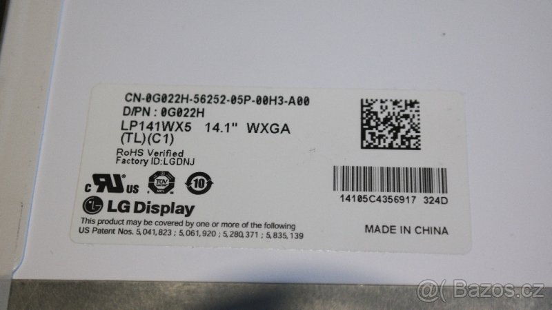 Nový LCD Display LP141WX5(TL)(C1) WXGA 14.1" LCD Screen G022 - 3