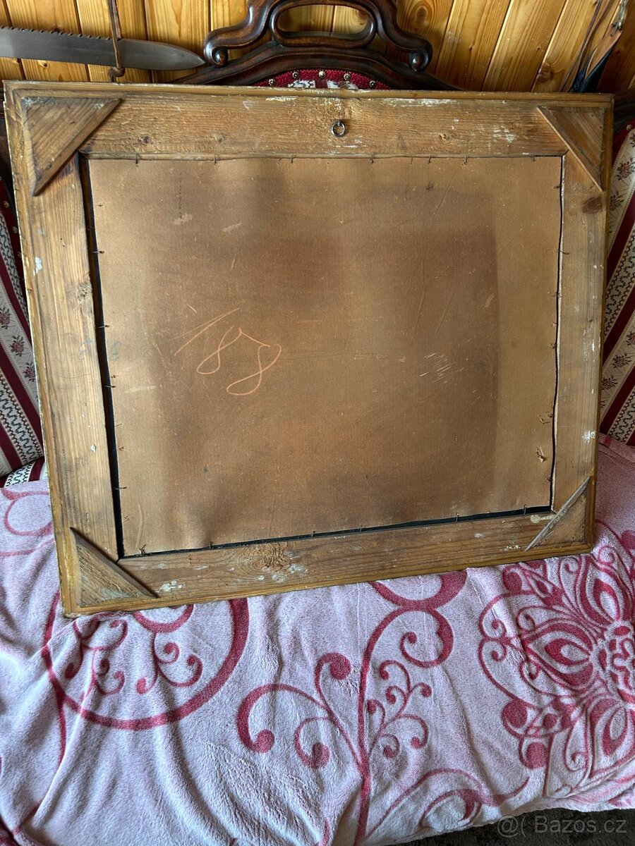 Starý obraz romanťák - 3