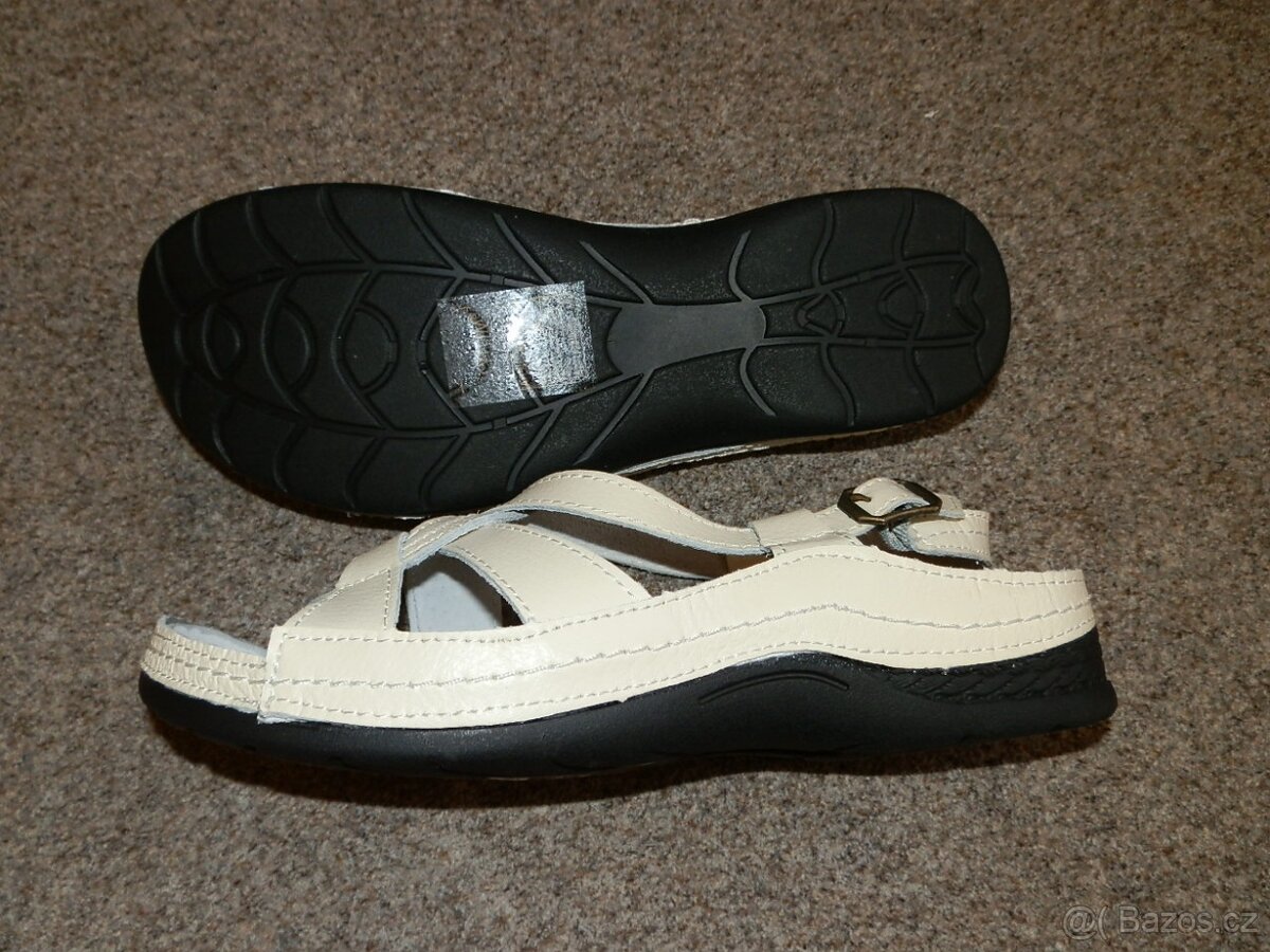 Kožené letní botky zn.Asylum vel.38 - 3