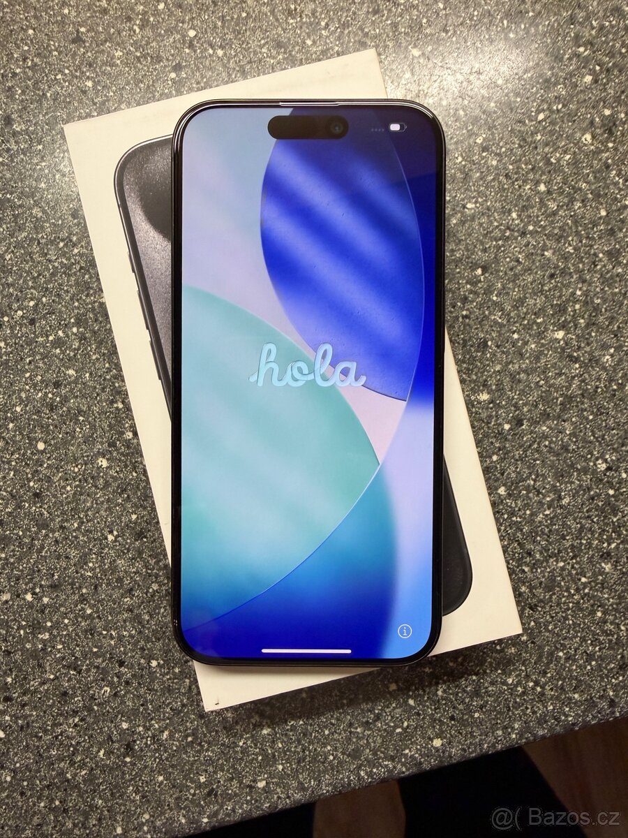 Iphone 15 Pro 128GB Black Titanium TOP STAV - 3