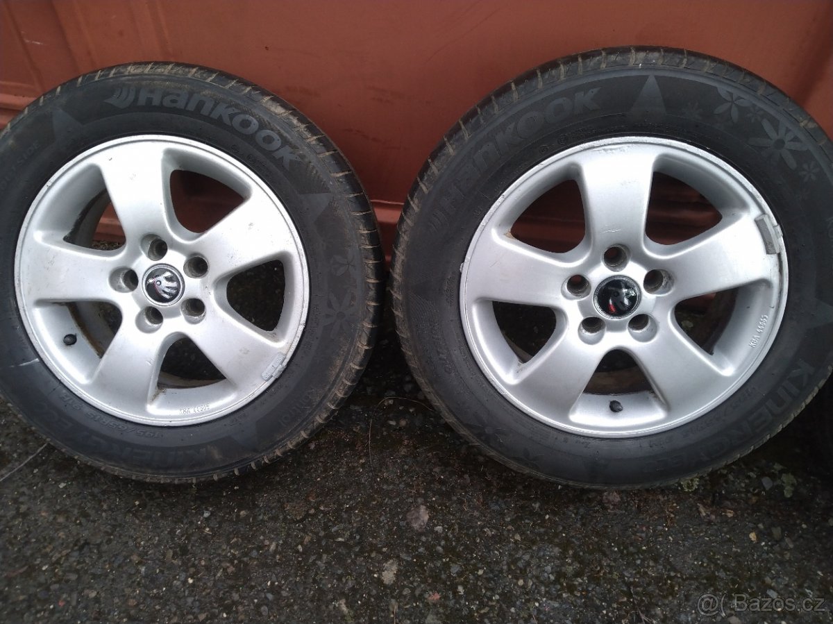 Sada alu kol 15",škoda octavia 1,fabia, vw pólo, Rapid, Room - 3