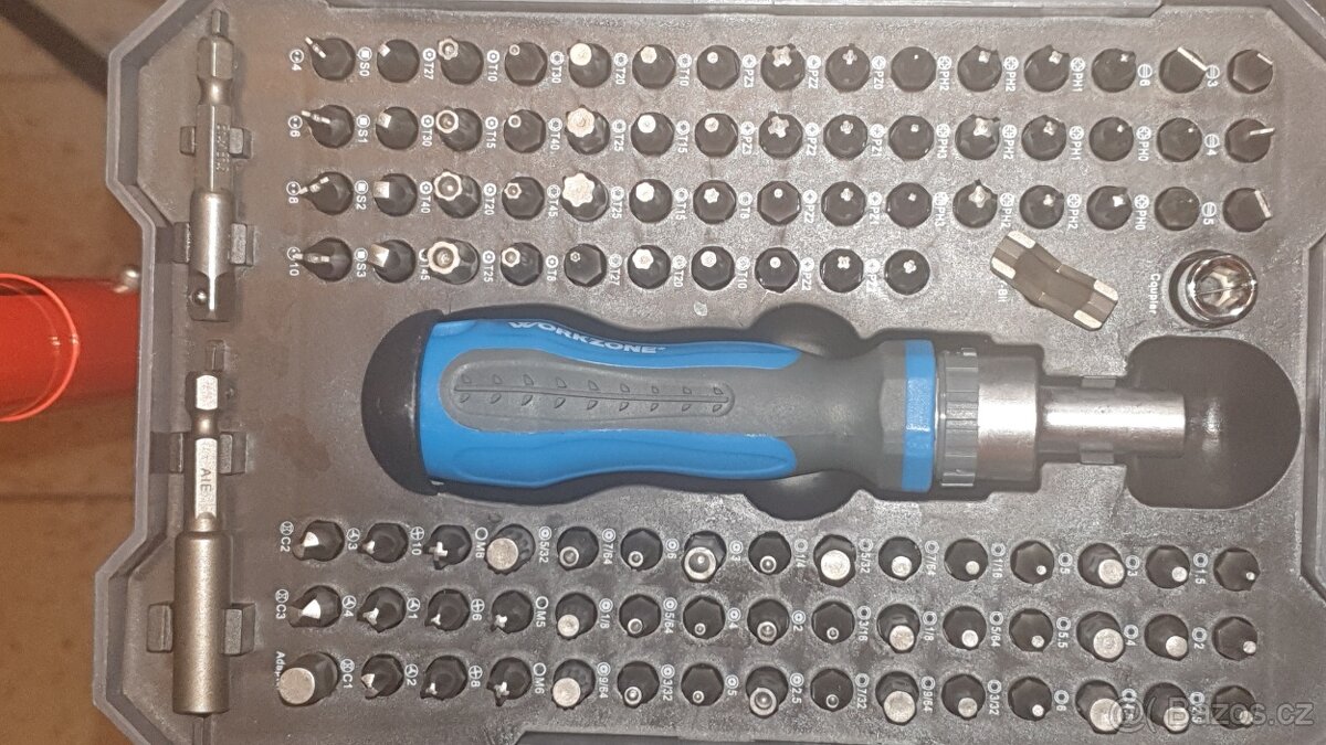 BITY kufřík set 105 ks,ráčna, kvalita, nové - 3