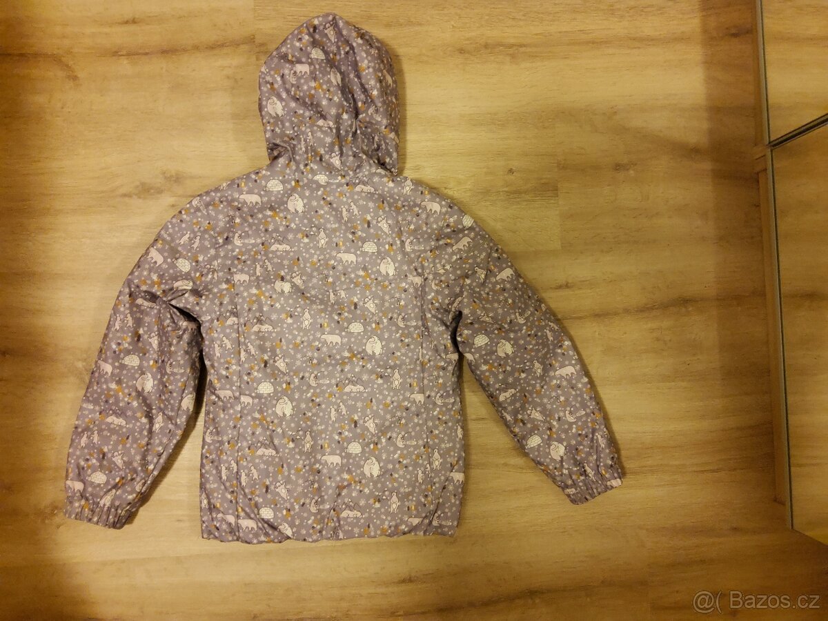 Prodám dívčí zimní bundu Quechua 122cm - 3