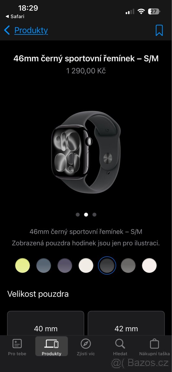 Řemínek.pásek Apple Watch 46/45 mm - 3