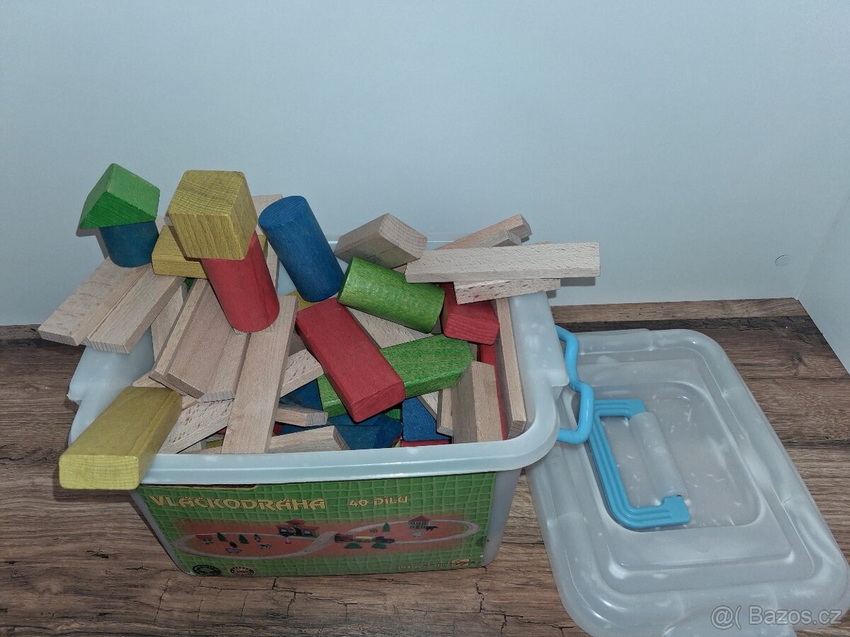 Dřevěné kostky Woody - 3